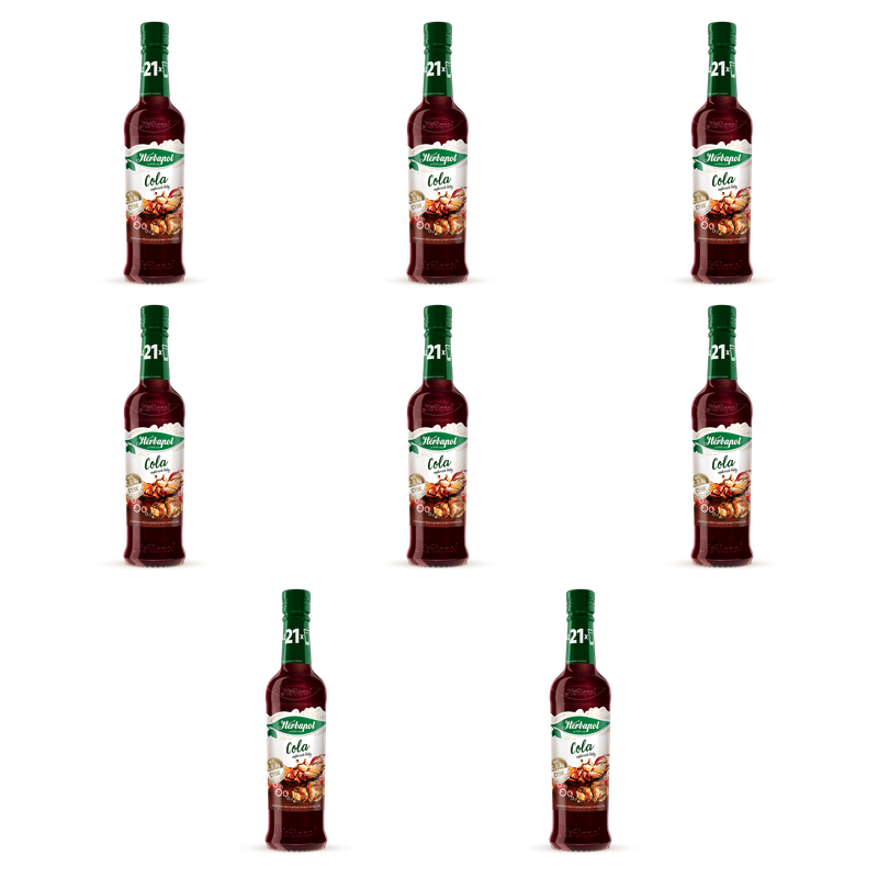 Herbapol syrop suplement diety cola z witaminami C,D, B6 i cynkiem 420ml X8